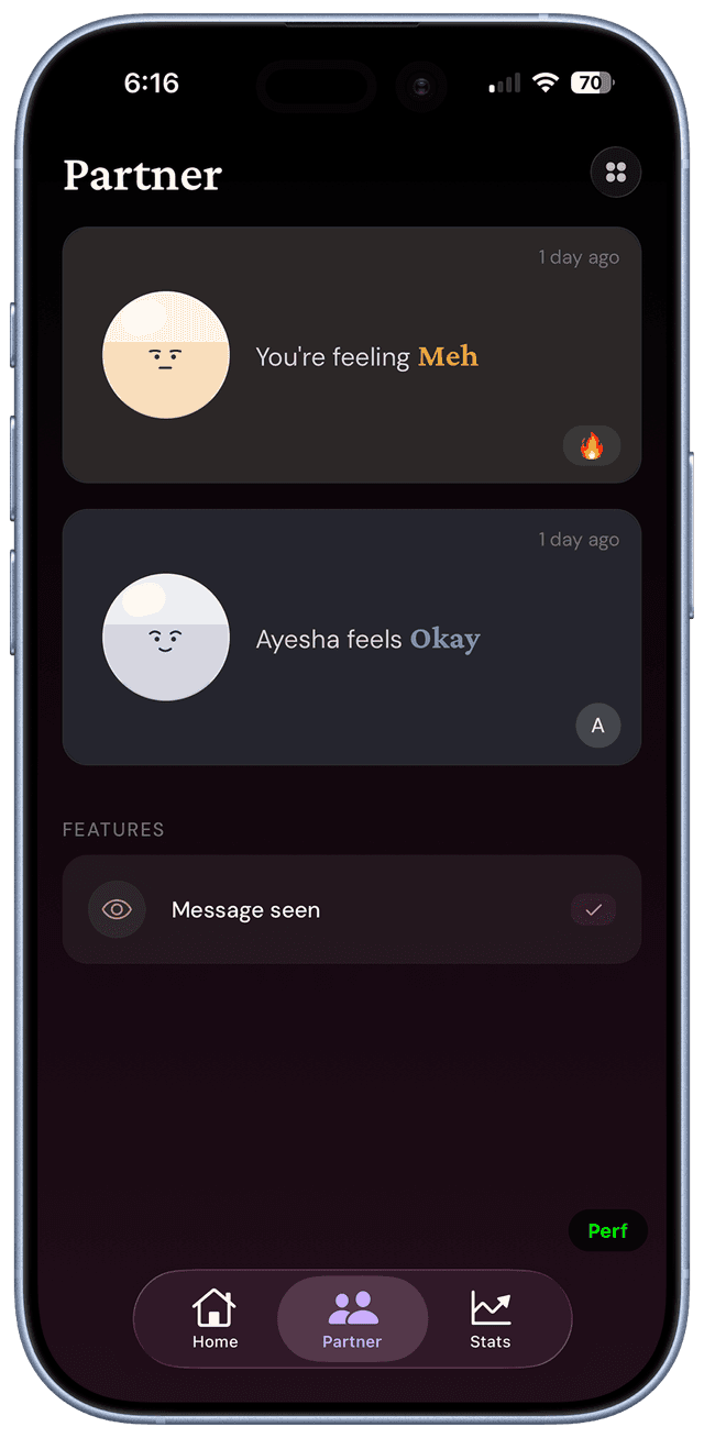 BeSeen partner connection screen